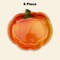 8 Count Pumpkin Shaped Dinner Plates for Fall Harvest Halloween Party Supplies 10"